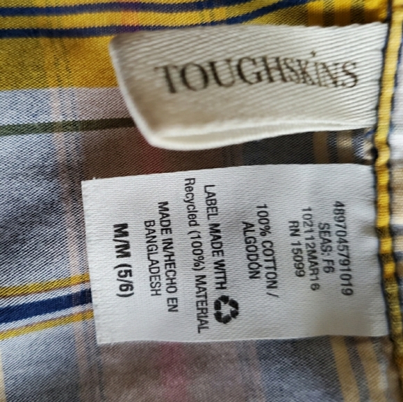 Set of 2 Short Sleeve Collared Shirt size M (5-6) - Picture 8 of 9